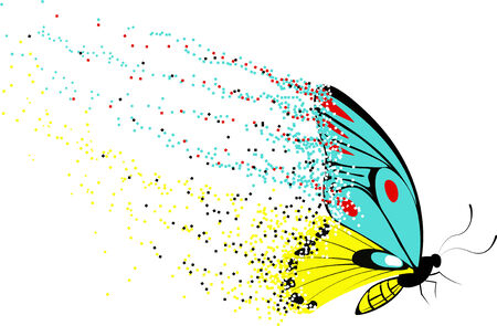 Dissolution of Butterfliesのイラスト素材