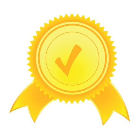 Vector Satisfaction Guaranteed label tag isolated over white backgroundのイラスト素材