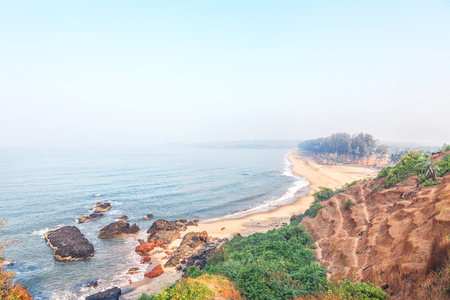 Travel photo of sea view from the coastの写真素材