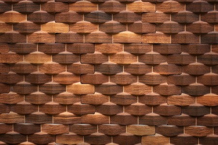 Abstract close-up photo of textured brick wall backgroundの写真素材