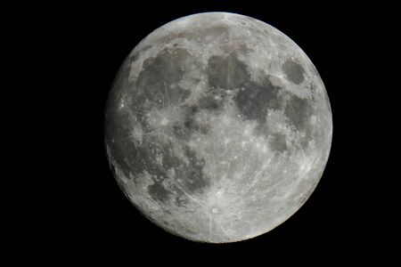 Full moon occupying the entire frameの写真素材