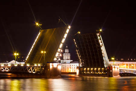The Palace Bridge, , St  Petersburg, Russiaの写真素材