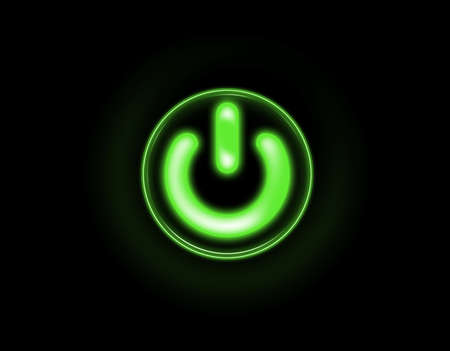 Power buttonの写真素材