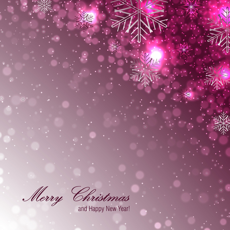 Elegant christmas background with snowflakesのイラスト素材