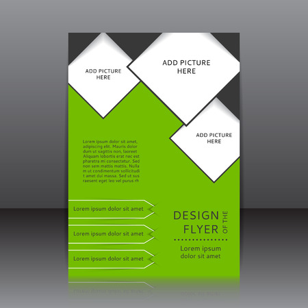 design of the flyerのイラスト素材