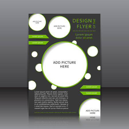 design of the flyerのイラスト素材