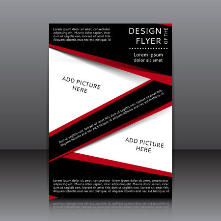 design of the flyerのイラスト素材