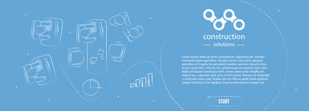 Web banner in style business.のイラスト素材