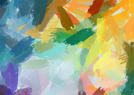 Abstract texture Impressionism background. Painting on canvas artwork. Hand drawn art. Modern...