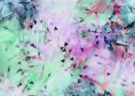 Abstract texture Impressionism background. Painting on canvas artwork. Hand drawn art. Modern artistic work. Good for printed pictures, design postcard, posters and wallpapersの写真素材