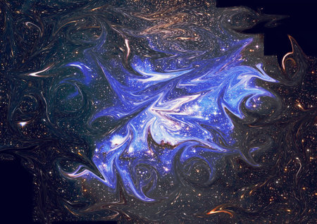 Abstract cosmic texture background. Art space wallpaper. Artistic psychedelic marble artwork....