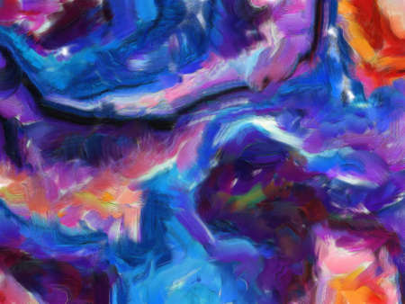 Abstract texture background. Art wallpaper. Colorful digital painting graphic design. Stock. Big size watercolor and oil mix pictorial modern art. Good for printing or as pattern for design posters, cards, invitations or websites. Can be used as a clothe or textile print.の写真素材