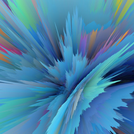 Graphic painting fractal art. Abstract design background. Wall print in big size. Fantastic artwork....