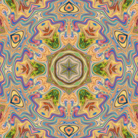 Graphic painting fractal art. Abstract design background. Wall print in big size. Fantastic artwork....