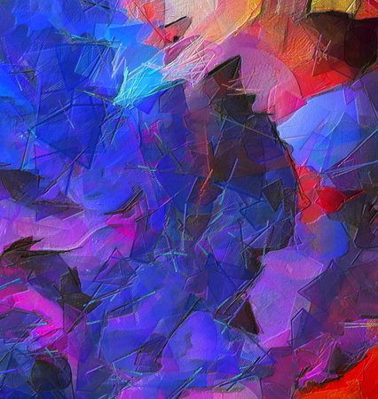 Wall poster print template. Abstract painting art. Hand drawn by dry brush of paint background...