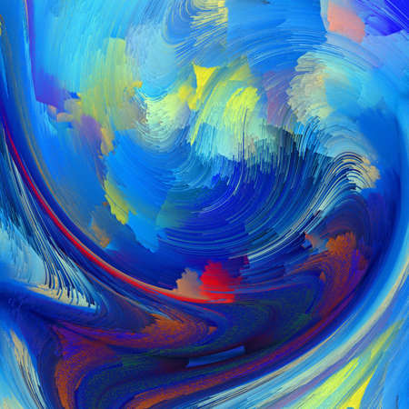 Graphic painting fractal art. Abstract design background. Wall print in big size. Fantastic artwork. Digital drawing. Surreal fantasy desktop wallpaper. Pattern for creative production.の写真素材