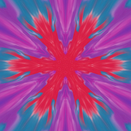 Fractal background. Abstract design pattern. Multicolored mixed painting art. Template for creative...
