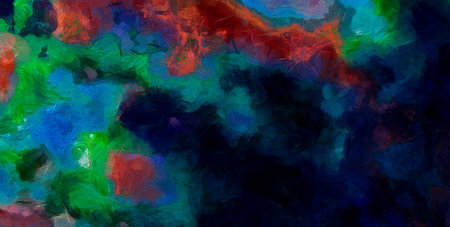 Digital art abstract pattern. Hand drawing modern style art print. Futuristic artwork. Contemporary...