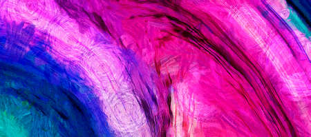 Modern painting wall art decor. Abstract drawing background. Design artwork. Brush strokes on canvas. Artistic pattern. Creative fashion print. Good as psychedelic poster. Surreal graphic abstraction.の写真素材