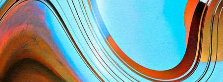 Oil pastel drawing. Abstract color background. Fine art print. Impressionism style abstraction. Modern surrealism painting. Good as wall decor poster. Stock. Surreal design. Handmade texture template.の写真素材