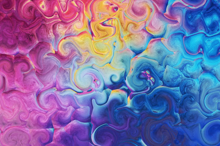 Abstract painting graphic fractal art. Creative template for decor backgrounds of covers, web...