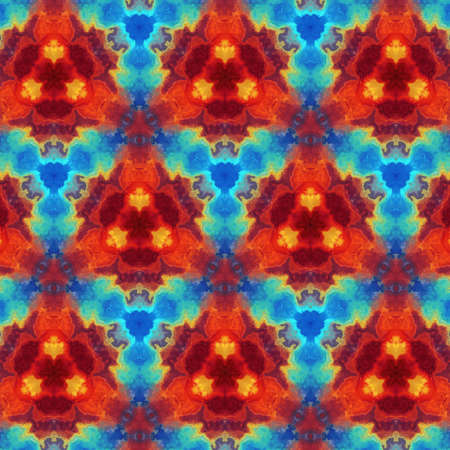 Abstract cosmic background for creative graphic design products decoration. Fashion backdrop pattern. Magic wallpaper. Purple and violet deep colors. Digital watercolor and oil painting. Mystery glow.の写真素材