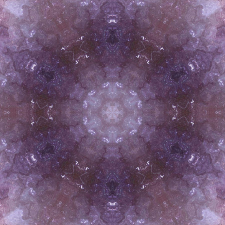 Purple graphic watercolor art. Cosmic fantasy background. Fractal pattern in deep space colors....