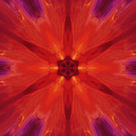 Abstract graphic watercolor background. Stylish fractal fashion art. Cosmic artwork. Artistic purple pattern. Trendy template for design production.の写真素材