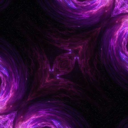 Abstract galaxy watercolor background. Colorful cosmic texture. Oil painting impressionism style.の写真素材