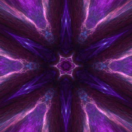 Abstract background with cosmic motifs. Surreal fractal style. Graphic liquid oil painting.の写真素材