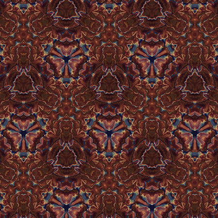Abstract background with cosmic motifs. Surreal fractal style. Graphic liquid oil painting.