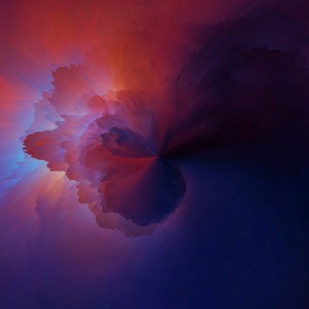 Abstract watercolor purple and violet fractal background. Stock. Good for decor banners, posters,...