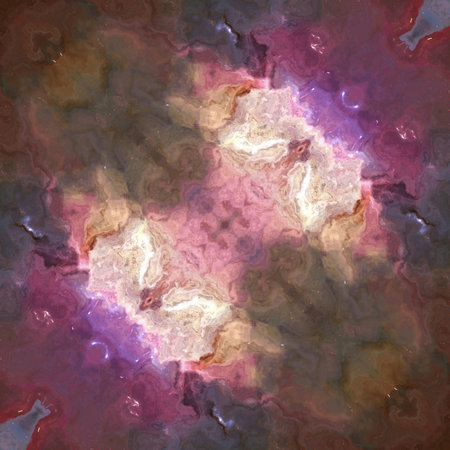 Abstract graphic watercolor background. Stylish fractal fashion art. Cosmic artwork. Artistic purple...