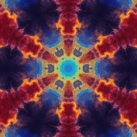 Abstract mystery fantasy background. Psychedelic meditative template for decor creative print...