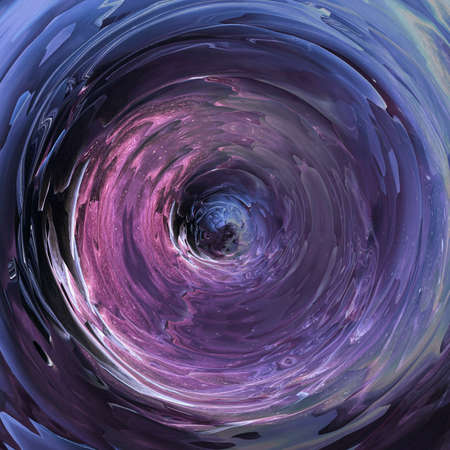 Abstract mystery fantasy background. Psychedelic meditative template for decor creative print production, album cover, invitation and card, or web banner backdrop. Graphic watercolor style in purple.の写真素材