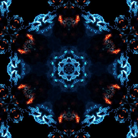 Abstract mystery fantasy background. Psychedelic meditative template for decor creative print...