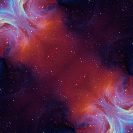 Abstract painting graphic fractal art. Creative template for decor backgrounds of covers, web...