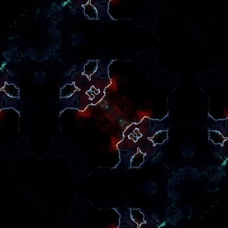 Digital cosmic abstract pattern. Modern style art print. Futuristic artwork. Contemporary painting...