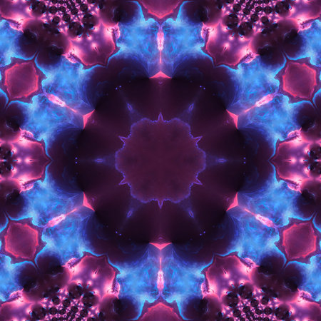 Abstract mystery fantasy background. Psychedelic meditative template for decor creative print...