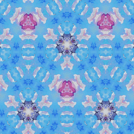 Abstract watercolor texture background. Fractal art with drawing imitation. Creative design...