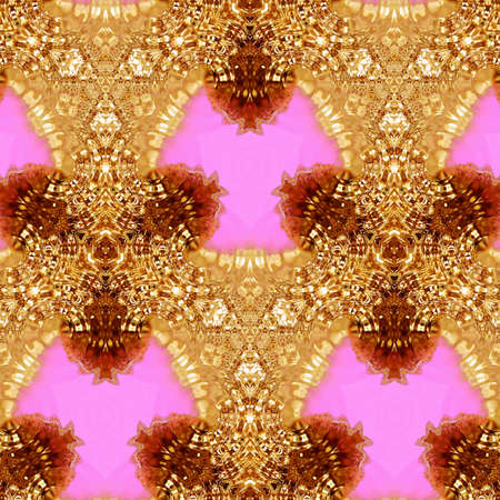 Luxury gold background. Rich texture design. Abstract golden art. Stock. Oil painting graphic style. Watercolor hand drawing imitation. Good for wallpapers, posters, cards, invitations, websites.の写真素材