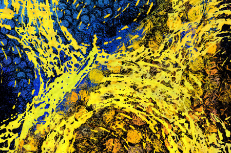 Luxury gold background. Rich texture design. Abstract golden art. Stock. Oil painting graphic style....