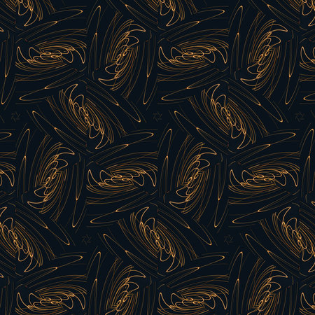 Abstract graphic painting golden background. Elite and rich pattern. Liquid gold fractal art.