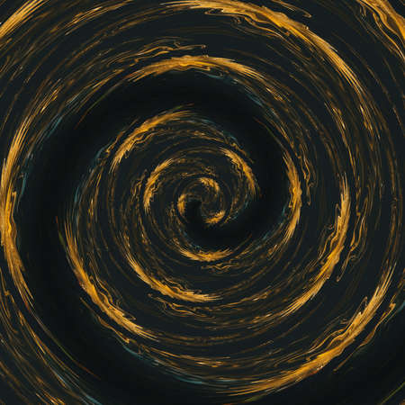 Abstract watercolor background. Colorful texture. Oil painting style. Fractal art. Visionary surreal artwork. Mixed media. Graphic design. Unique pattern. Golden color. Liquid effect imitation. Shineの写真素材