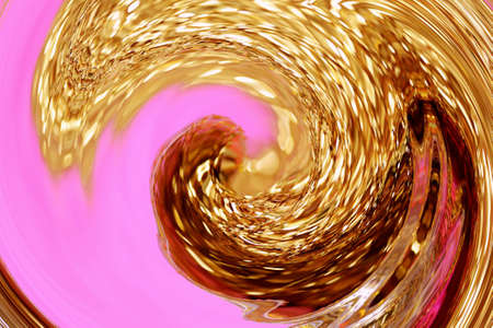 Gold colors fine art print. Impressionism style abstraction. Modern graphic surrealism painting. Good as wall decor poster. Stock. Surreal design pattern. Handmade golden texture template. Mixed mediaの写真素材