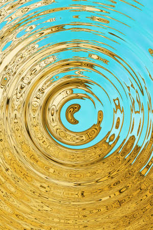 Liquid gold effect oil painting artwork. Creative luxury design. Golden colors pattern background.の写真素材