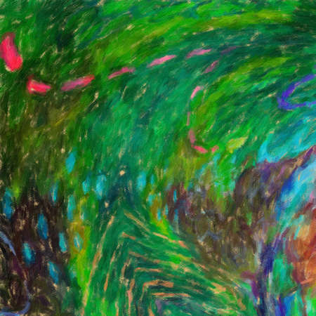 Fashion abstract printable wall art in big size. Mixed impressionism and expressionism modern style. Artistic background pattern for creative design work. Good for graphic, web and print creation use.の写真素材