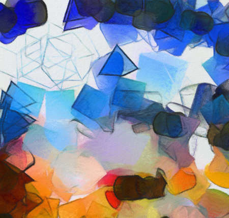 Abstract colorful pattern for use as backdrop for different design printed and web production. Creative art background for banner, flyers, cards and invitation. Good for big interior decor wall posterの写真素材