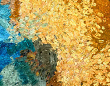 Watercolor background. Abstract art. Creative print pattern. Graphic design production. Pastel colors.の写真素材