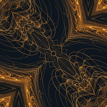 Abstract liquid gold design pattern. Graphic painting in golden color. Great as decor for rich and...